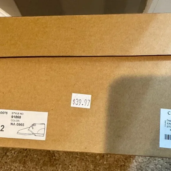 CREWCUTS Boys Genuine Leather Suede Brown Lace Up Calvert Boots - Size 2 - Picture 3 of 5